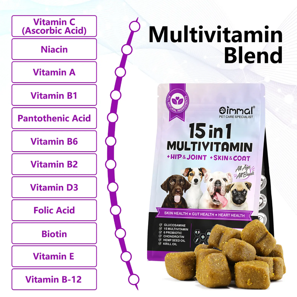 15 IN 1 MULTIVITAMINS FOR DOGS