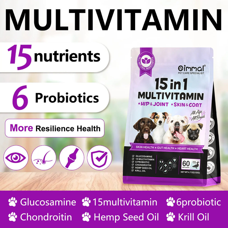 15 IN 1 MULTIVITAMINS FOR DOGS