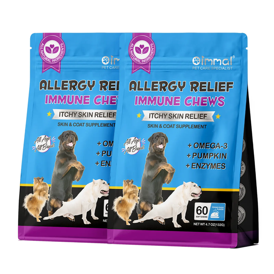 ALLERGY RELIEF IMMUNE CHEWS A ITCHY SKIN RELIEF FOR DOGS