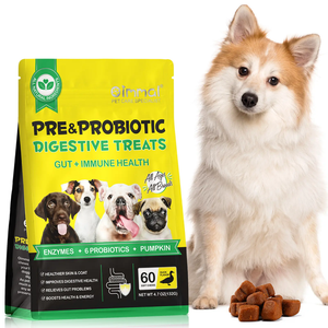 PRE AND PROBIOTIC DIGESTIVE TREAT FOR DOGS