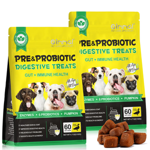 PRE AND PROBIOTIC DIGESTIVE TREAT FOR DOGS