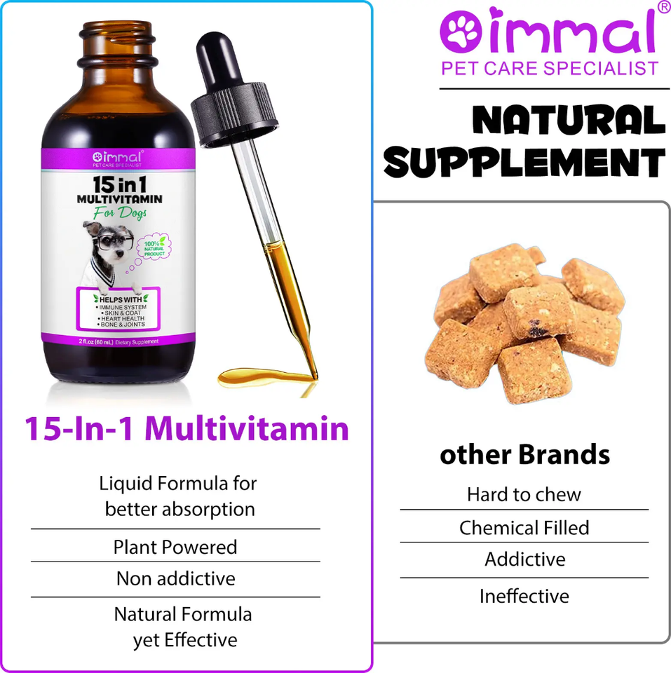 15 IN 1 MULTIVITAMINS LIQUID FOR DOGS