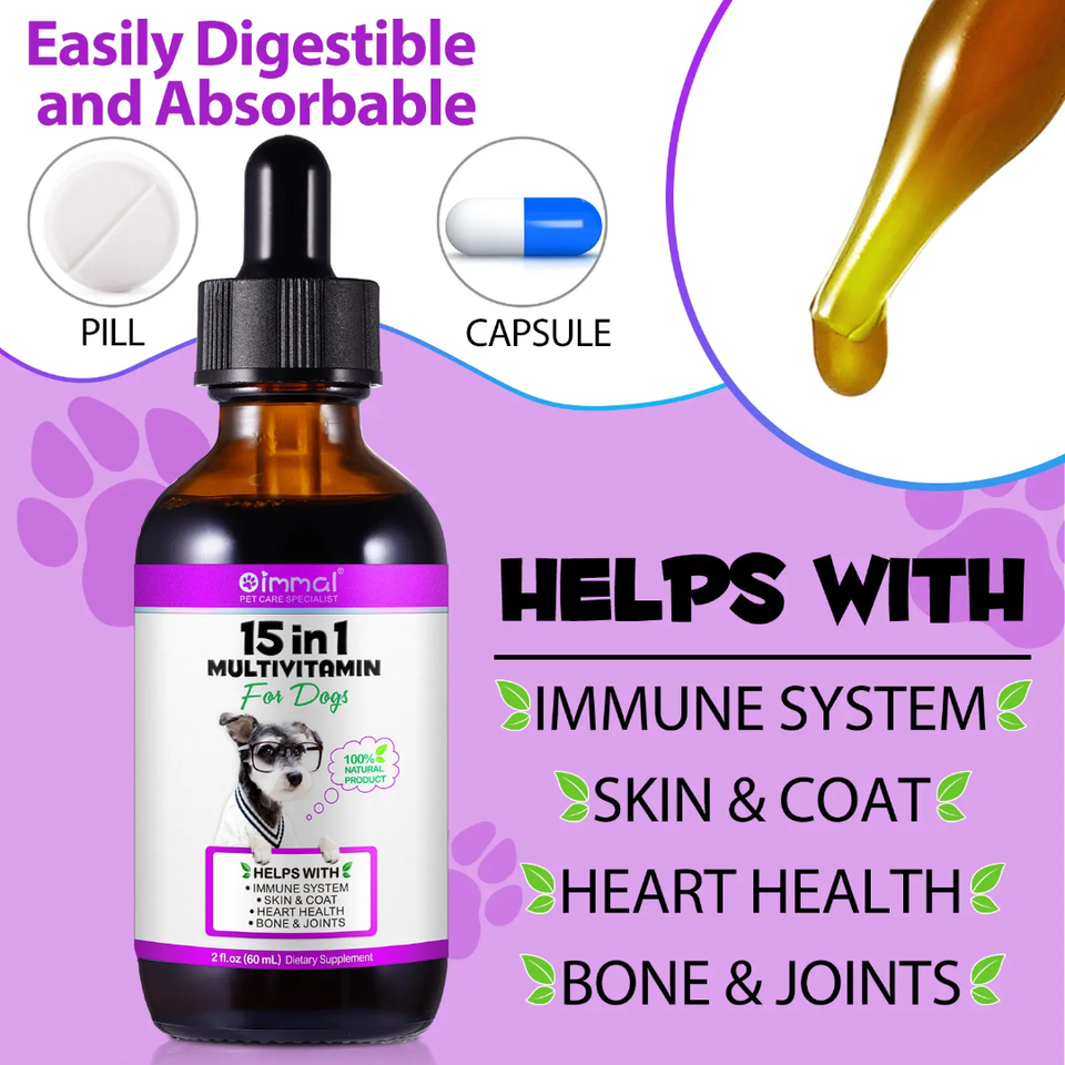 15 IN 1 MULTIVITAMINS LIQUID FOR DOGS