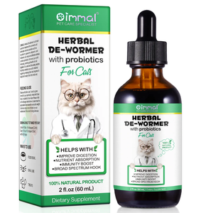 Herbal Dewormer with 6 Probiotics for Cats