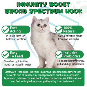 Herbal Dewormer with 6 Probiotics for Cats