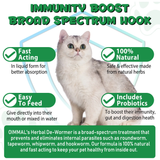 Herbal Dewormer with 6 Probiotics for Cats