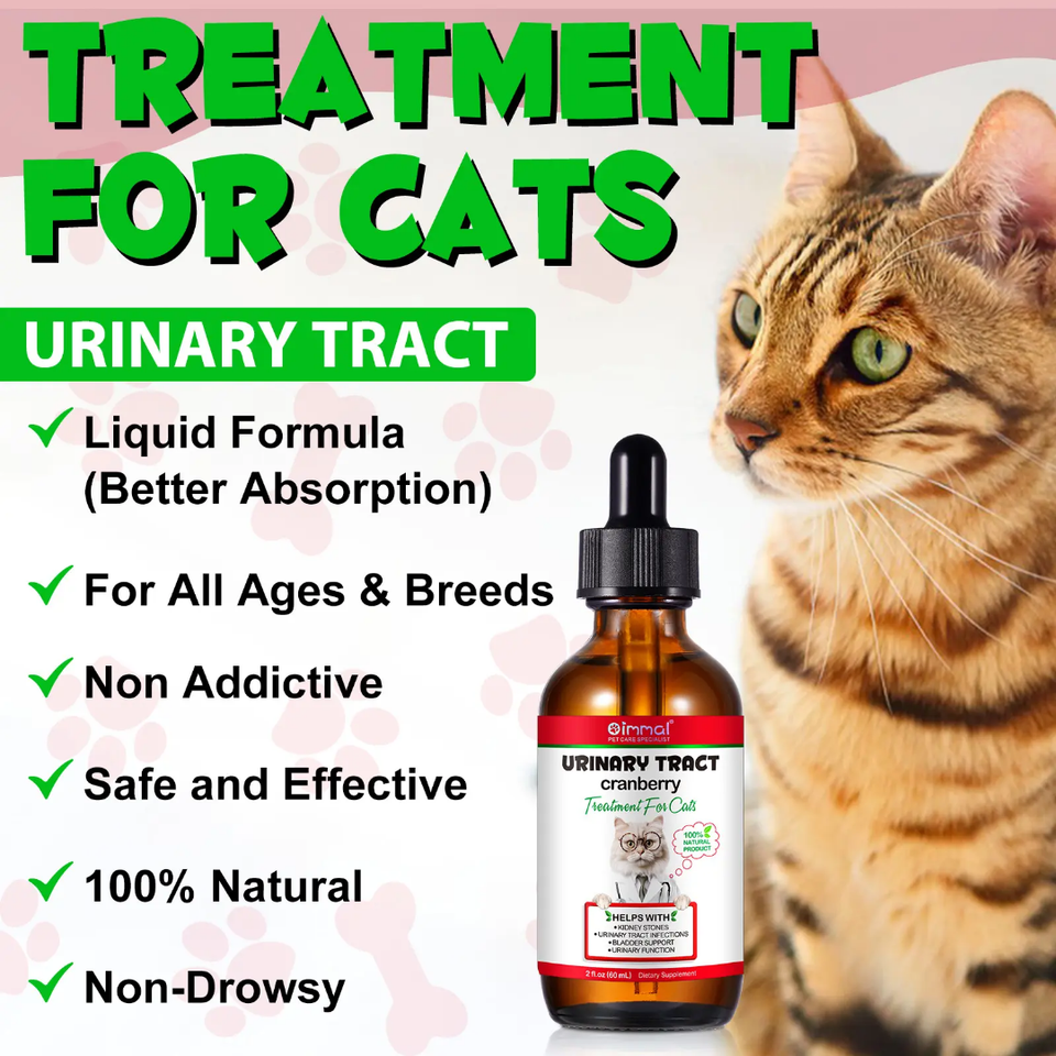 Urinary Tract and Bladder Support with Cranberry for Cats