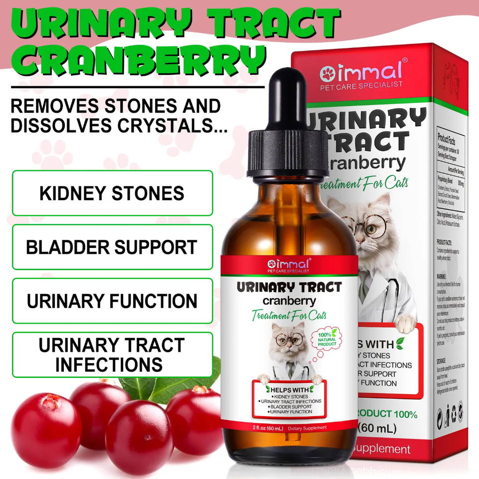 Urinary Tract and Bladder Support with Cranberry for Cats