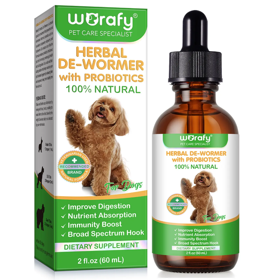 HERBAL DE-WORMER WITH PROBIOTICS FOR DOGS