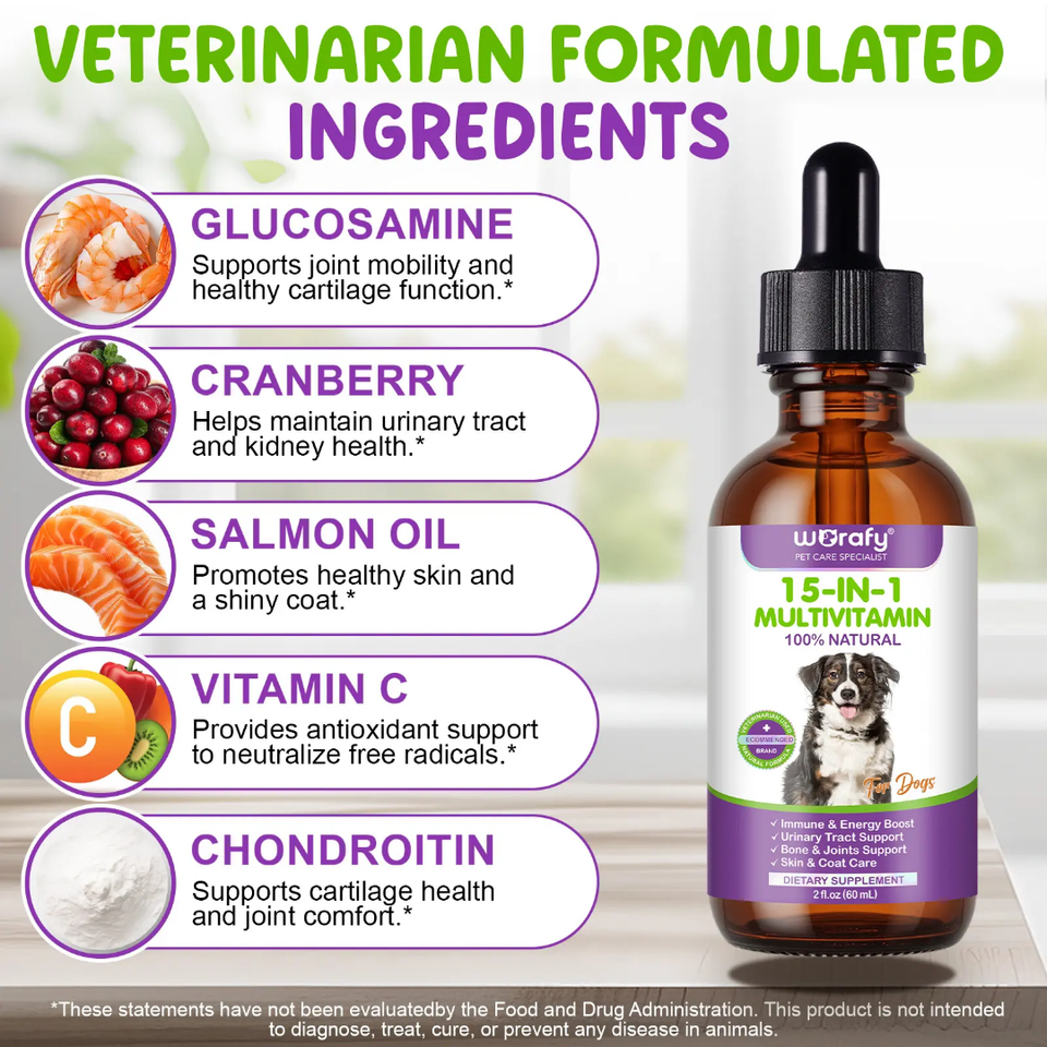 15 IN 1 MULTIVITAMINS FOR DOGS