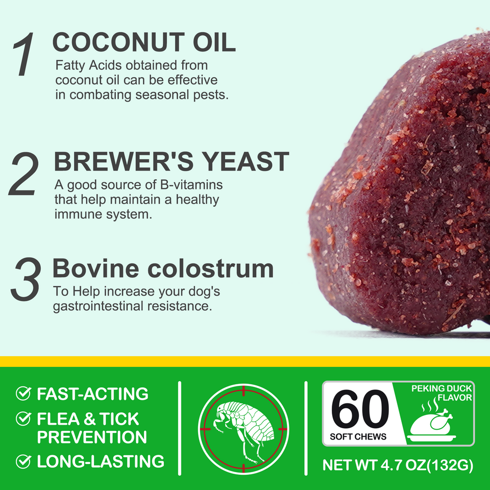 FLEA AND TICK PREVENTION CHEWS