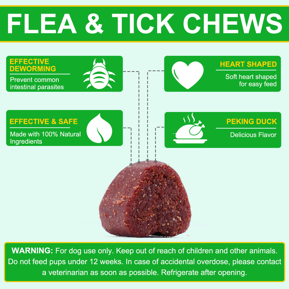 FLEA AND TICK PREVENTION CHEWS