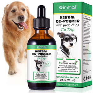 Herbal De-Wormer with Probiotics for Dogs