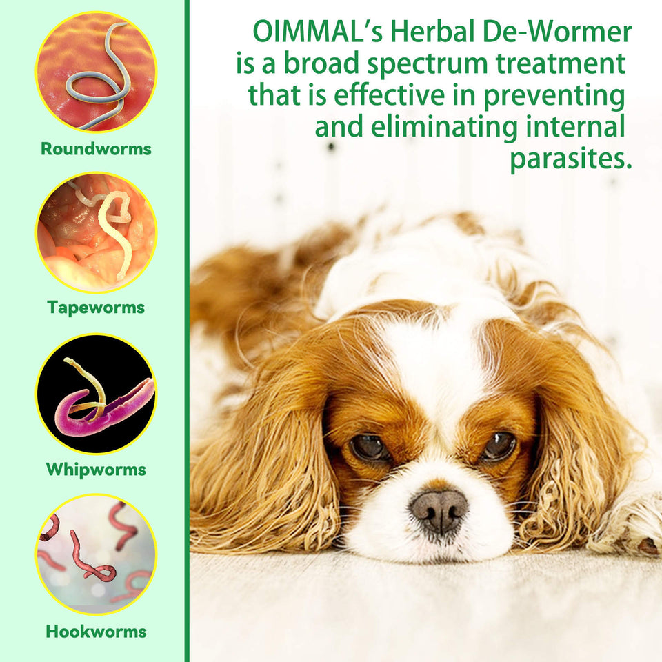 Herbal De-Wormer with Probiotics for Dogs