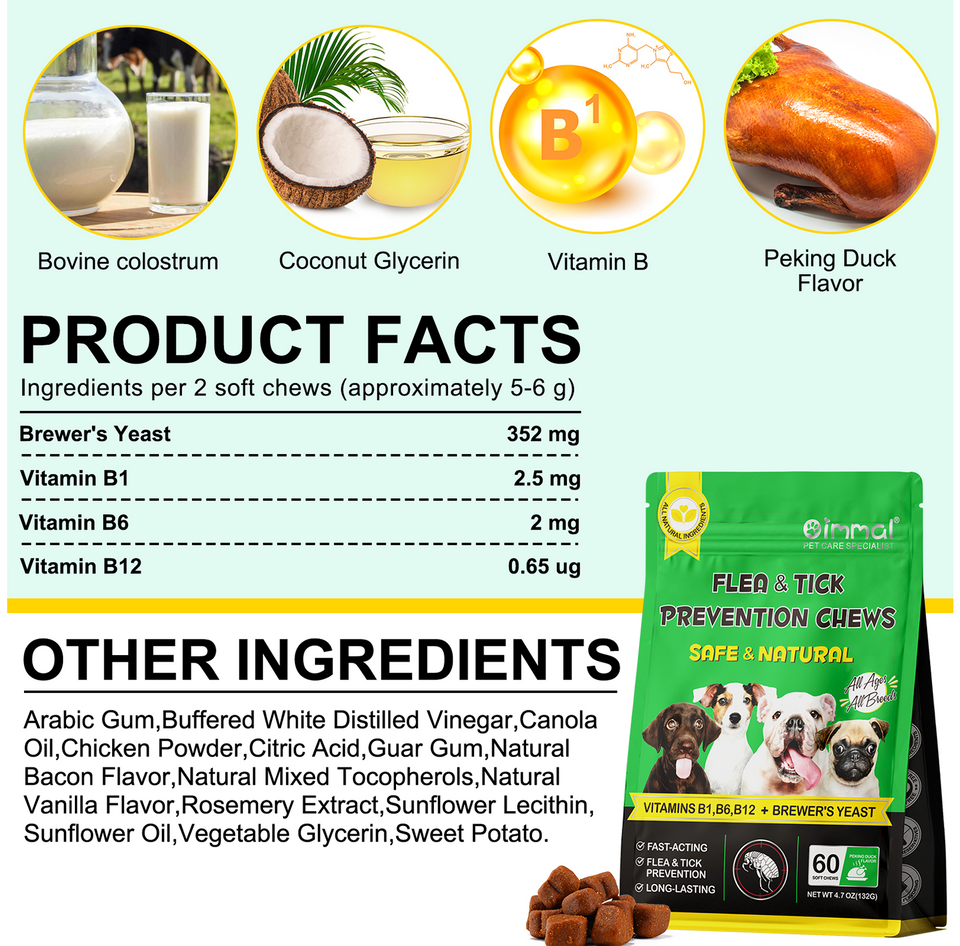 FLEA AND TICK PREVENTION CHEWS