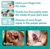 GENTLE EAR CLEANING FINGER WIPES
