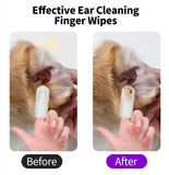 Ear Mite Treatment with FREE Gentle Ear Cleaning Finger Wipes