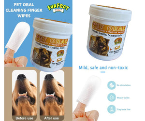PET ORAL CLEANING FINGER WIPES