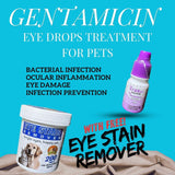 Gentamicin Ophthalmic Solution with FREE Eye Stain Remover Wipes