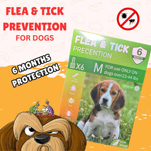 Ultimate Flea & Tick Spot-On Treatment for Dogs (23-44 lbs, 3+ Months) WITH FREE 11 IN 1 MADRE CACAO SOAP