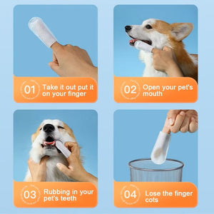 PET ORAL CLEANING FINGER WIPES