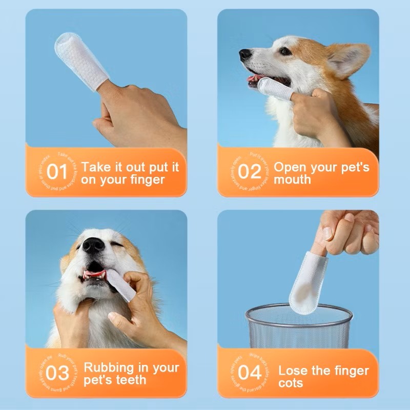 PET ORAL CLEANING FINGER WIPES